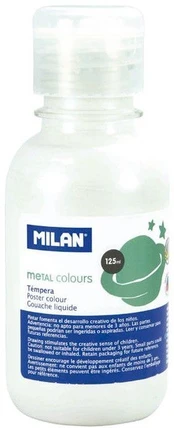 Dažai guašas Milan, 125 ml, balta