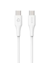 Kabelis Estuff Infinite ES604070, 2 x USB Type C, 1 m, balta kaina