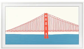 SAMSUNG Frame 55 White Modern 2021 | VG-SCFA55WTBXC