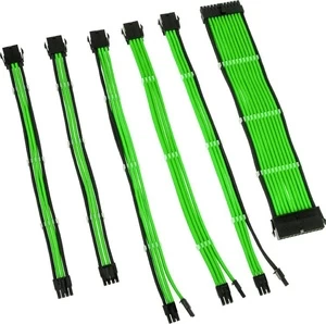 Kabelis Kolink Core Adept Braider Cable Extension Kit 24-pin male, 24-pin male, 0.3 m, žalia