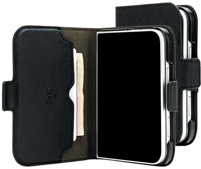 Dėklas Mercury Premium Wallet Diary do iPhone Duo juoda