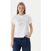 Guess Marškinėliai 180405 Balta Classic Fit