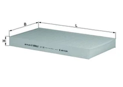 Filtras, salono oras KNECHT LA 152