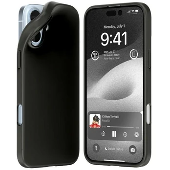 Dėklas Mercury Soft iPhone 16 Plus 6.7" juoda|juodas