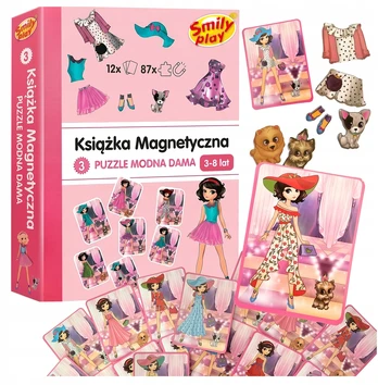 Magnetinė dėlionė Smily Play, 87 elementai