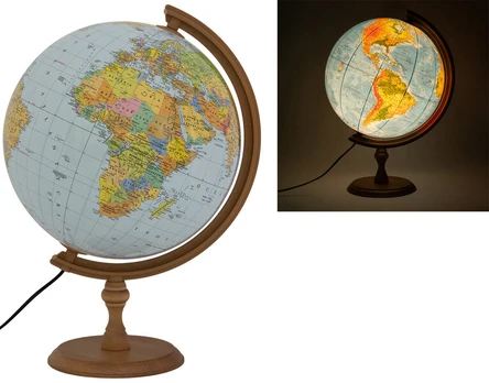 Šviečiantis gaublys Globe, 32 cm
