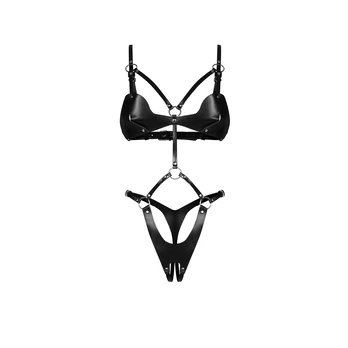 Dame Controle atviras bodysuit S/M/L