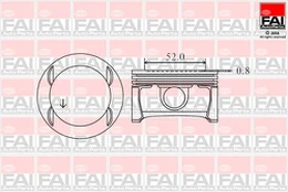 FAI AutoParts PK11-000 Stūmoklis
