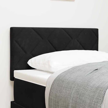 LED galvūgalis Juoda 80 cm Dirbtinė oda