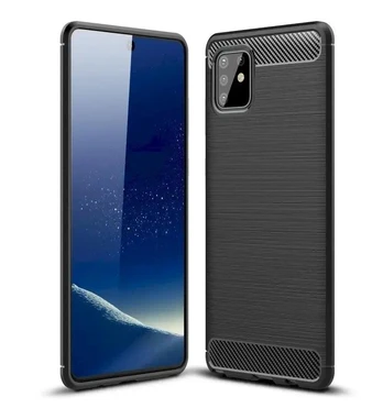 Fusion Trust Back Case Silikona Aizsargapvalks Priekš Samsung N980 Galaxy Note 20 Melns