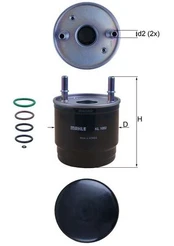 Kuro filtras KNECHT KL 1002D
