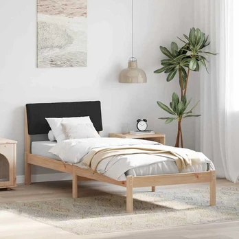 Lovos rėmas Ruda ir juoda 75 x 190 cm Pušies masyvas