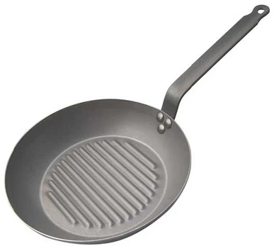 DE BUYER CARBONE PLUS Apvali grilio keptuvė 26cm