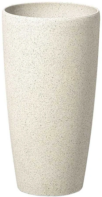 Shumee Apvalus vazonas 23 x 23 x 42 cm smėlio ABDERA sp