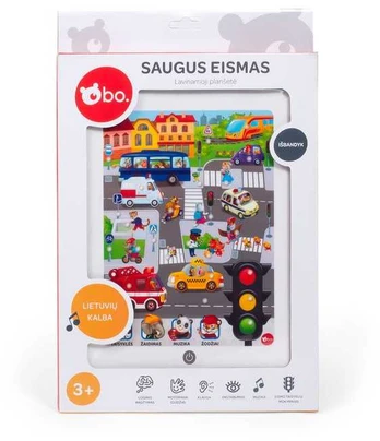 bo. Lavinamoji planšetė „Saugus eismas“, LT (no batteries)