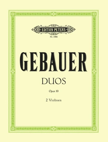 12 Easy Duets for Two Violins, Op. 10