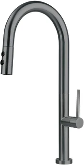 Kitchen faucet with pull-out spout - 2 types of spray kaina
