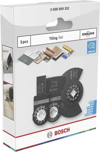 BOSCH MT RINKINYS PLYTELĖMS 3 vnt.