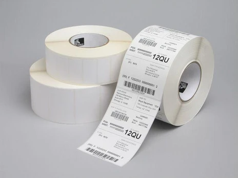 Zebra Label, Paper, 70x32mm; Direct Thermal, Z-Perform 1000D, Uncoated, Permanent Adhesive, 76mm Core