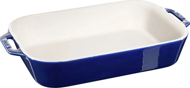 STAUB Staub Rectangular Dish Ceramic, dark mėlynas, 34x24x7.6