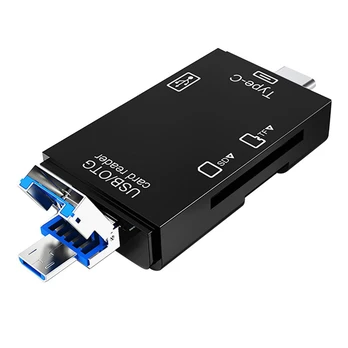 VAKOSS KORTELIŲ Skaitytojas 6IN1 USB A / MICRO USB / USB C / SD / MICRO SD / USB TC-R425X