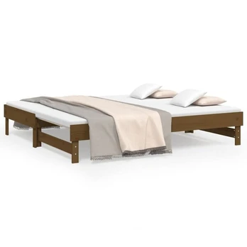 Lova vidaXL 75x190 cm, ruda