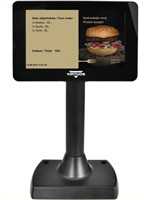 Virtuos 7" LCD barevný zákaznický displej Virtuos SD700F, USB, černý