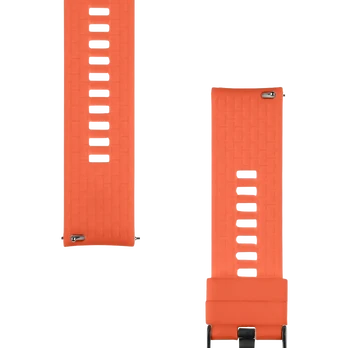 Tactical Quick Release Silicone Band 22mm Oranžinis