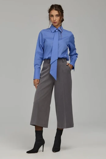 Moteriškos cropped plačios kelnės Nife