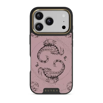 Scorpio - iPhone 17 Pro Case, Elite Dark (MagSafe) / Gold / Pink