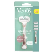Gillette Venus Sensitive Rose Gold Skustuvas + Galvutės 3 vnt kaina