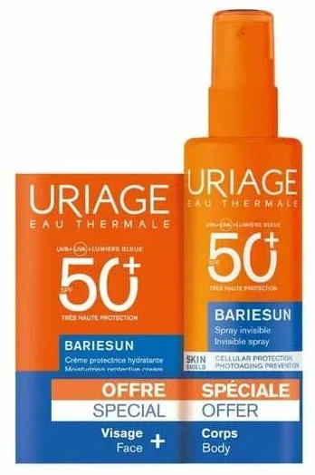 Uriage BARIÉSUN SPRAY + CREAM SPF50+ 2-piece set