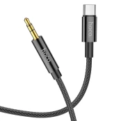 Cablu Audio Adaptor Type-C la Jack 1m - Hoco (UPA19) - Black kaina