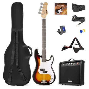 Bosinės gitaros rinkinys Max GigKit Sunburst