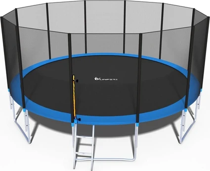 Batutas Funfit 490 cm su apsauginiu tinklu
