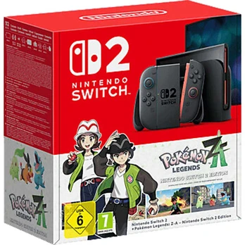 Žaidimų konsolė „Nintendo Switch 2“ (juoda) + „Pokemon“ (Za, EU)