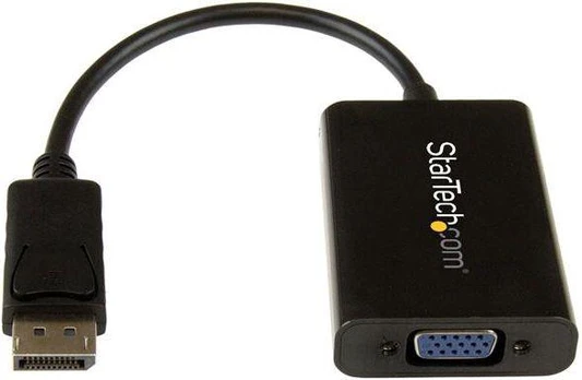 AV adapteris StarTech Rodyti Uostas - D- Sub (VGA) juoda (DP2VGAA)