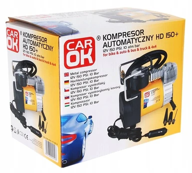 Automatinis automobilių kompresorius 12V 10 bar