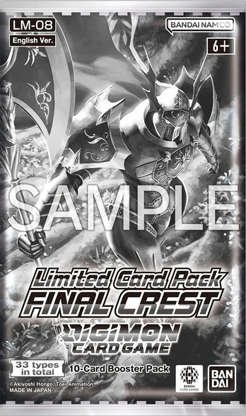 Bandai Tcg Digimon Card Game Limited Card Pack FINAL CREST LM-08