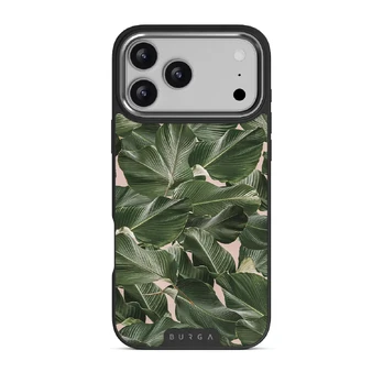 So Lush - Bannana Leaves iPhone 17 Pro Max Case, Elite Dark (MagSafe) / Silver