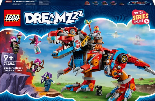 LEGO DREAMZzz 71484 Cooper robotas C-Rex