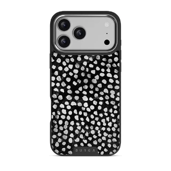 Night Sky - Dotted iPhone 17 Pro Max Case, Elite Dark (MagSafe) / Silver