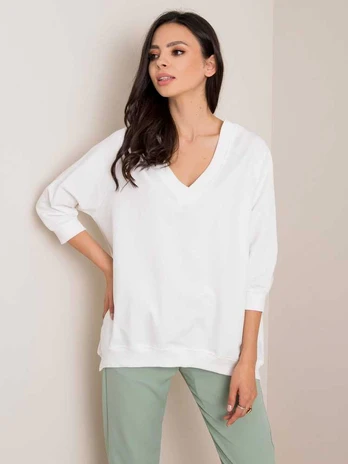 Rue Paris Bluza-RV-BL-5676.09-balta