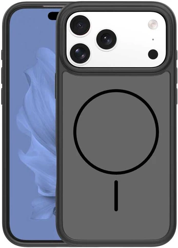 Dėklas Frame Thin Mag case for iPhone 17 Pro Max 6,9' juodas