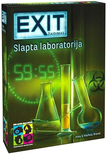 Stalo žaidimas Brain Games Exit: Slapta laboratorija, LT