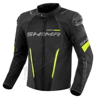SHIMA SOLID 2.0 MEN VENT Tekstilinė Striukė Juoda / Geltona