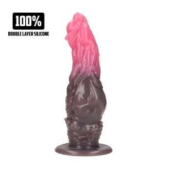 Hellspawn Silicone Model Red/Black - Anatomical Fantasy Design