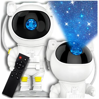LED projektorius Astronautas, baltas