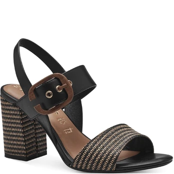 Basutės moterims, Juoda, Sandals
