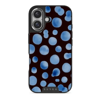 Bubble Bath - iPhone 16 Case, Elite Dark (MagSafe) / Silver